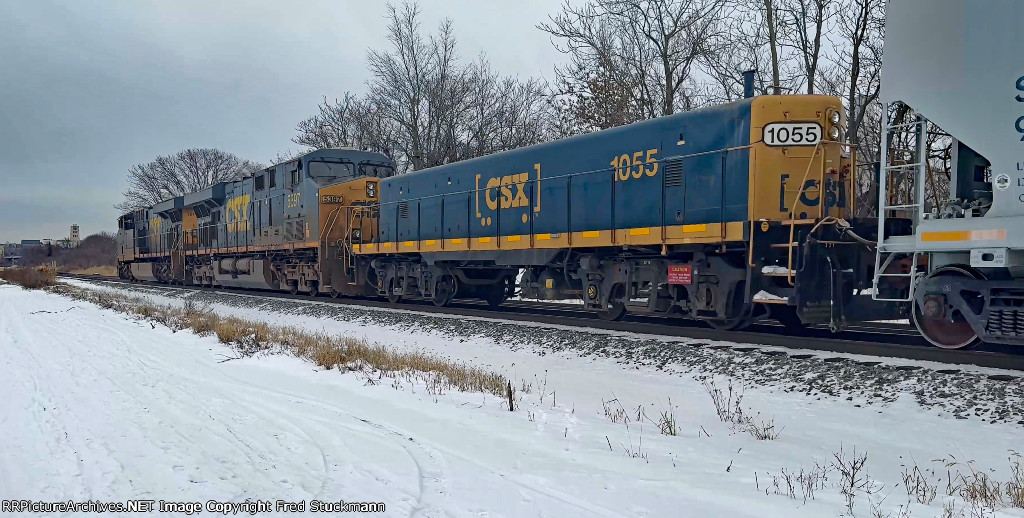 CSX 1055 It's been years since I've seen a CSX slug.